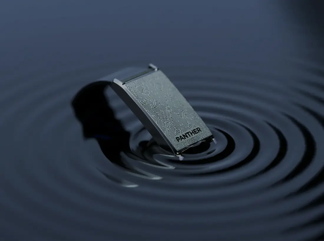 Panther Eclipse submerged in water showing its IP68 waterproof design