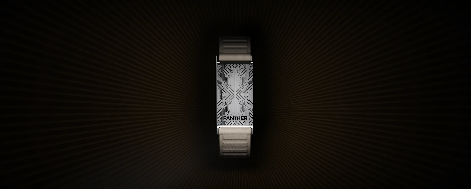 Engineering blueprints and geometry lines of the Panther Eclipse steel case